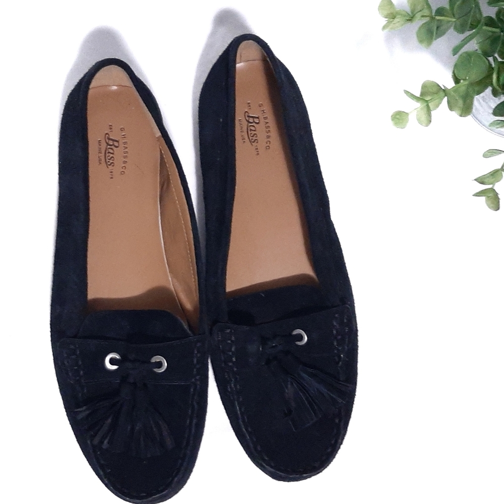 SALE! Bass Bonnie Leather Loafers Black